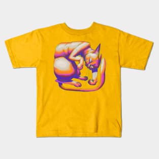 Cat Square v2 Kids T-Shirt